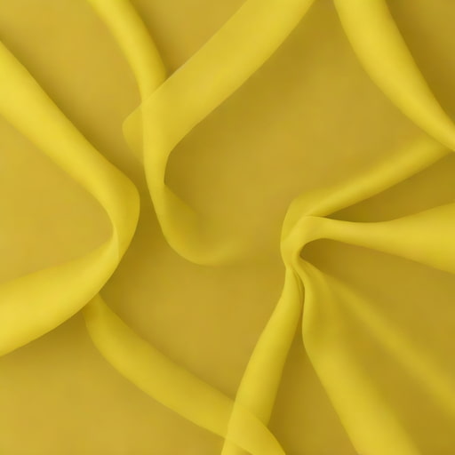Yellow Organza Fabric
