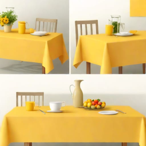 Yellow Plastic Tablecloths