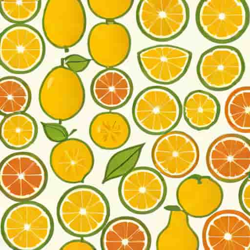 Yellow Segmented Fruit