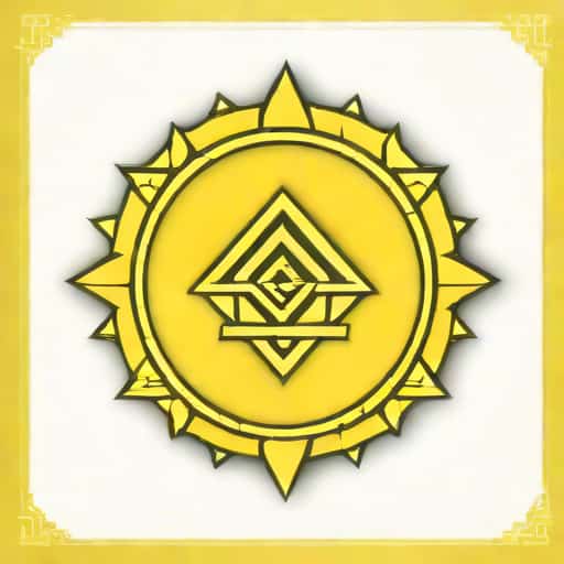 Yellow Talisman Paper