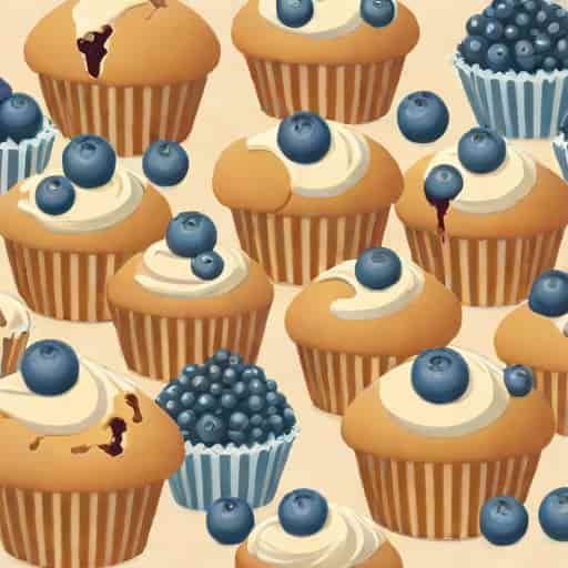 Yogurt Blueberry Muffins