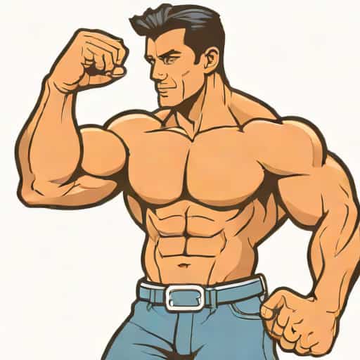 Zane Phillips Flexing