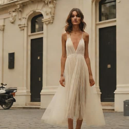 Zimmermann Tulle Midi Dress