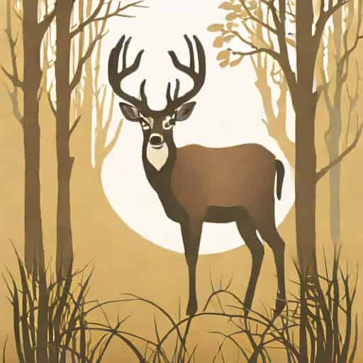 Zombie Whitetail Buck In Southern Illinois