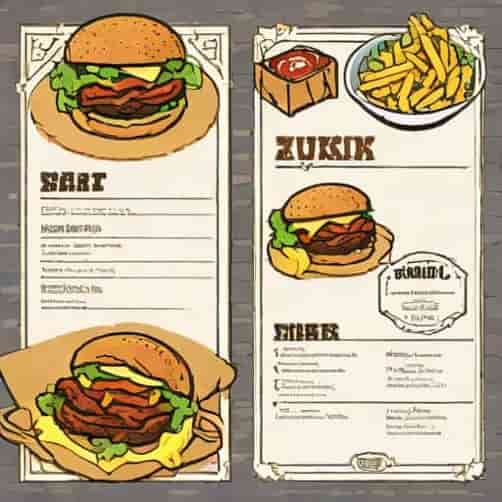 Zukin'S Rib Shack Menu