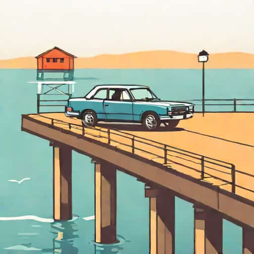 A Car Drove Off The Pier