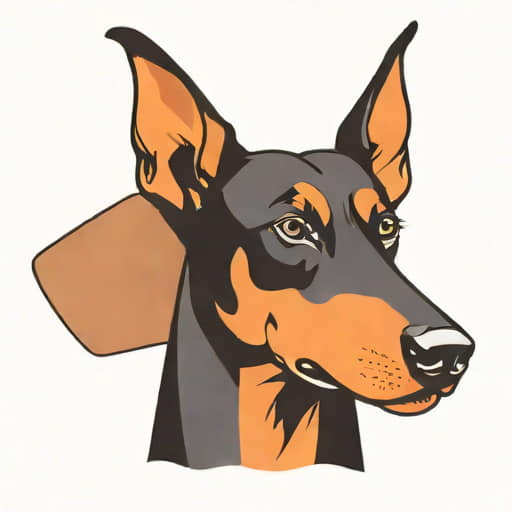 A Doberman Pinscher