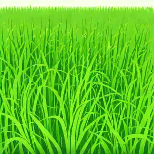 A Field Of Cultivated And Mowed Grass