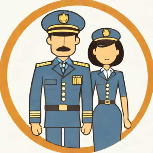 A Lieutenant With His Wife
