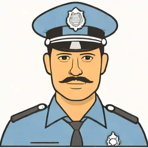 A Photo Of A Policeman