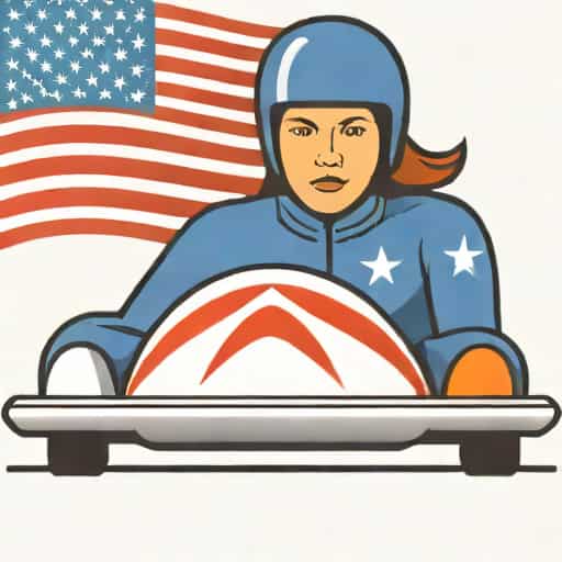 American Female Bobsledder