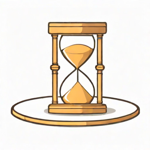An Hourglass Glued To The Table