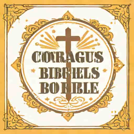 Be Courageous Bible Verse