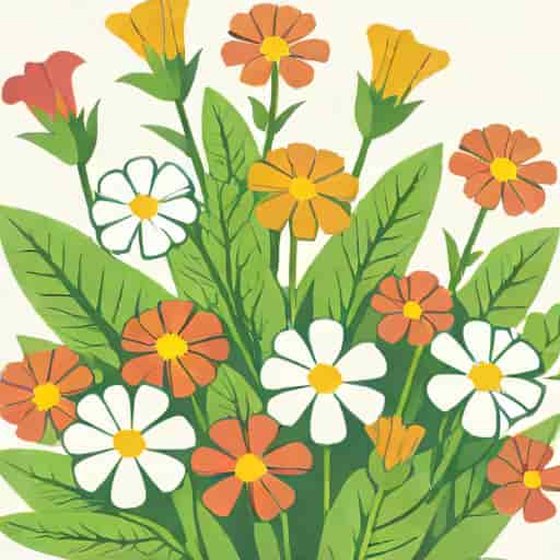Bedding Plant With Showy Flowers