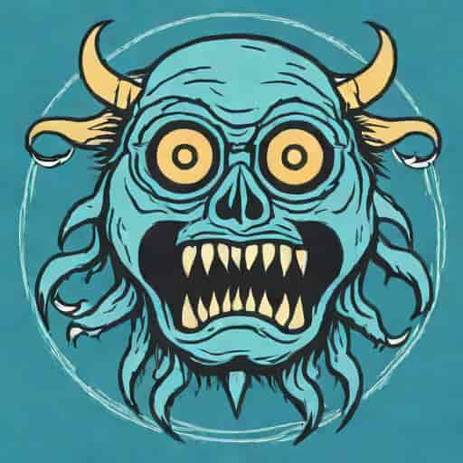 Blue Psychical Monster