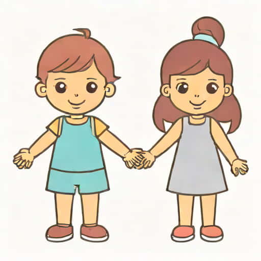 Boy And Girl Identical Twins