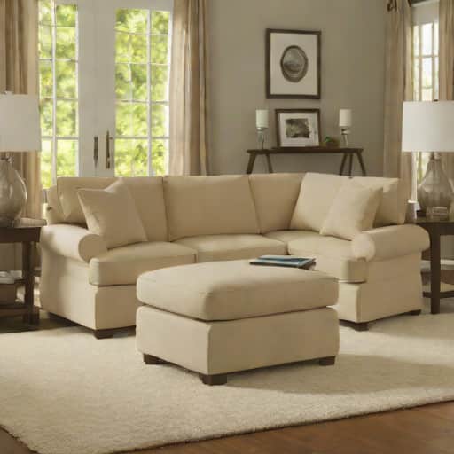 Broyhill Glendale Slipcover Sofa Chaise