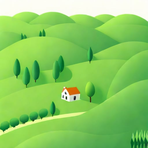 Bucolic Green Hills Location
