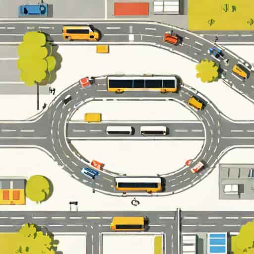 Bus Lanes Are Identified By