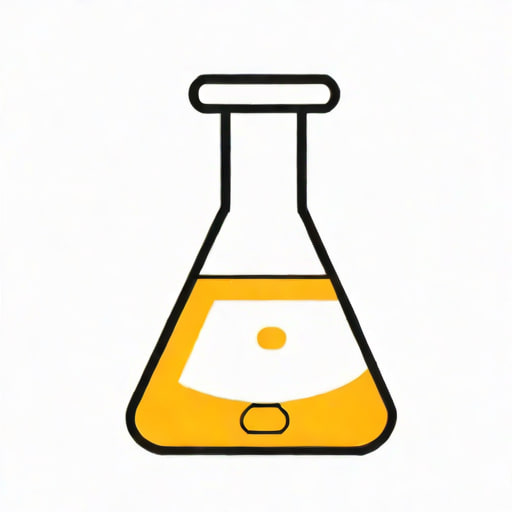 Cartoon Erlenmeyer Flask