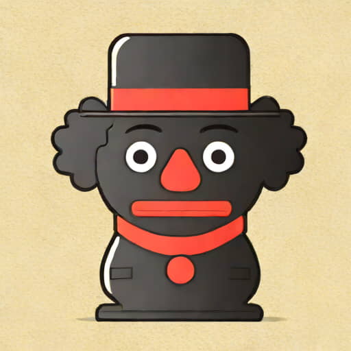 Cast Iron Golliwog Money Box