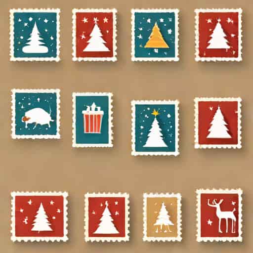 Christmas Postage Stamps