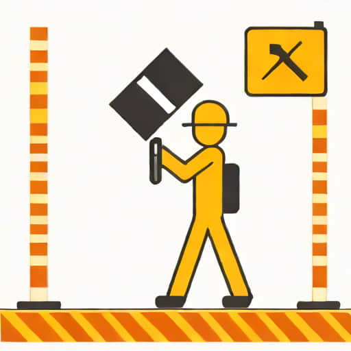 Construction Zone Flagman Ahead Sign