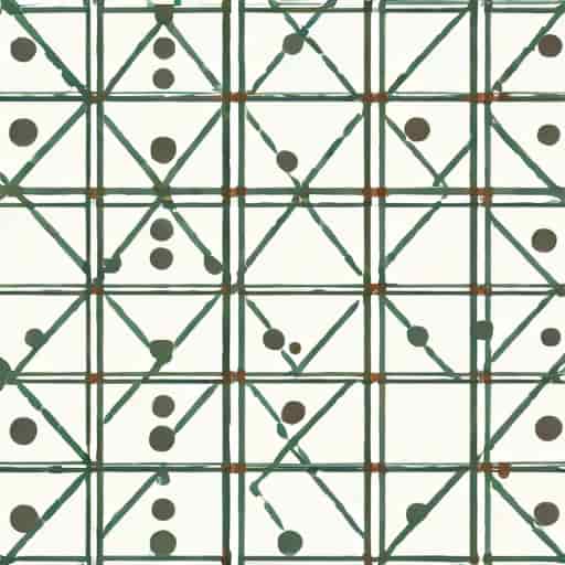 Cross Hatch Lines And Pointillism
