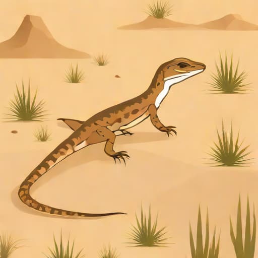 Desert Grassland Whiptail Lizard