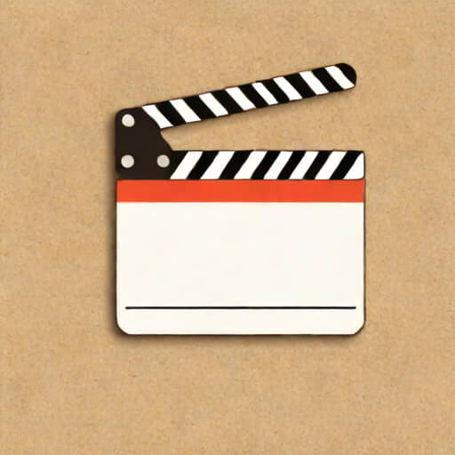 Diy Clapperboard Cardboard