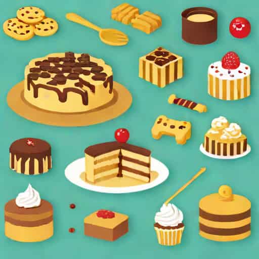 Dump Cake With Chessmen Cookies