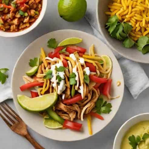 Easy Crockpot Chicken Fajitas