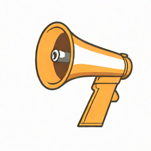 Easy Megaphone Drawing