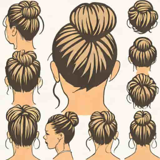 Easy Messy Bun For Medium Hair