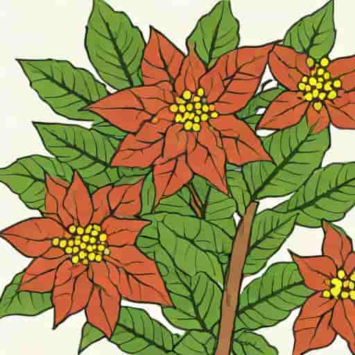 Euphorbia Pulcherrima Cv Poinsettia