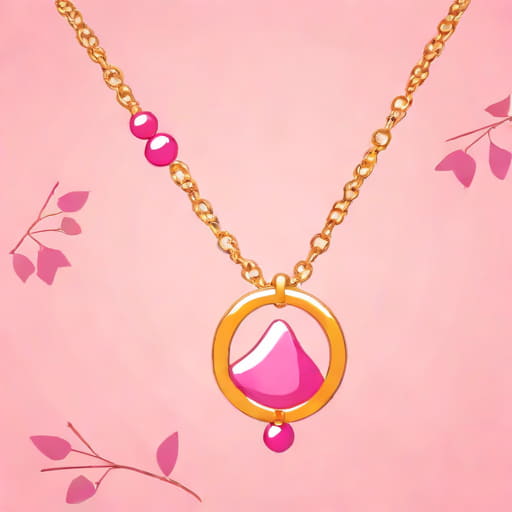 Fairytale Fortuity Pink Necklace