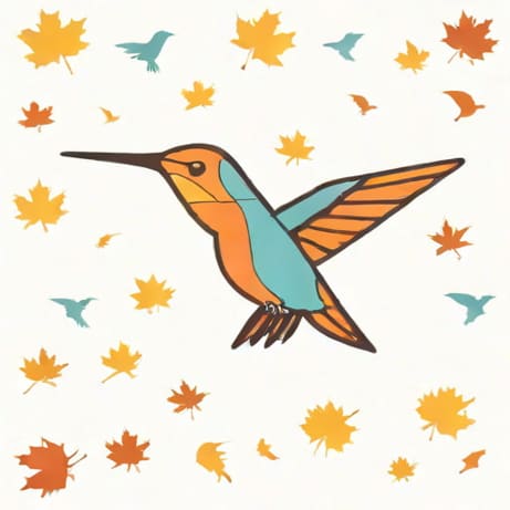 Fall Hummingbird Migration Map