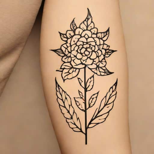 Fine Line Tattoo Healed