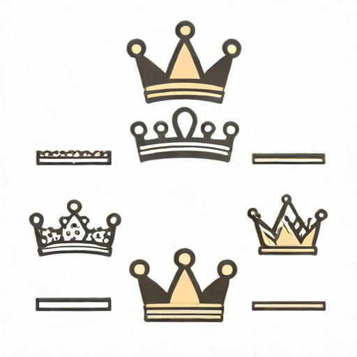 Four Piercings Protrude From The Crown