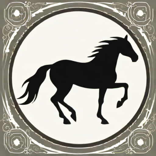 Ghastly Horse Circles Hansom
