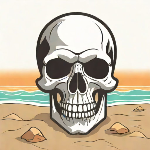 Giant Skull Off Dazzle Beach