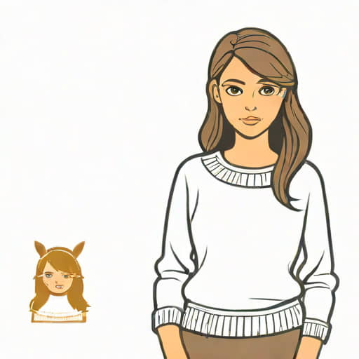 Girl Sweater Design Handmade
