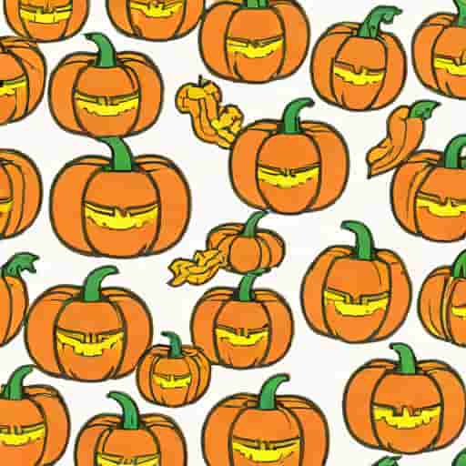 Glowing Pumpkins Rawhide