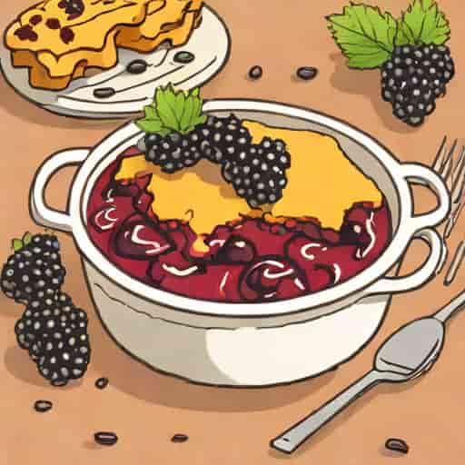 Gluten Free Blackberry Cobbler