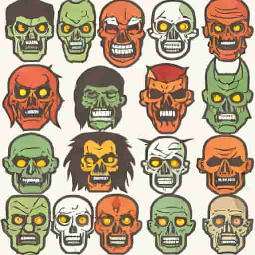 Gorgeous Gruesome Faces