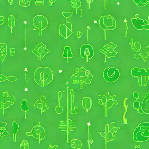 Green Whimsical Wallpaper