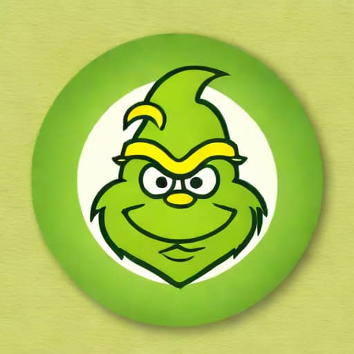Grinch Melamine Plates