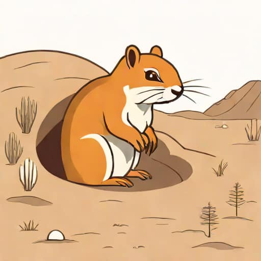 Ground Squirrel Burrow