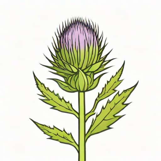 Grounded Thistle Needle