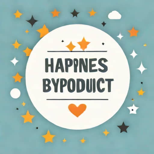 Happiness Is A Byproduct Quote